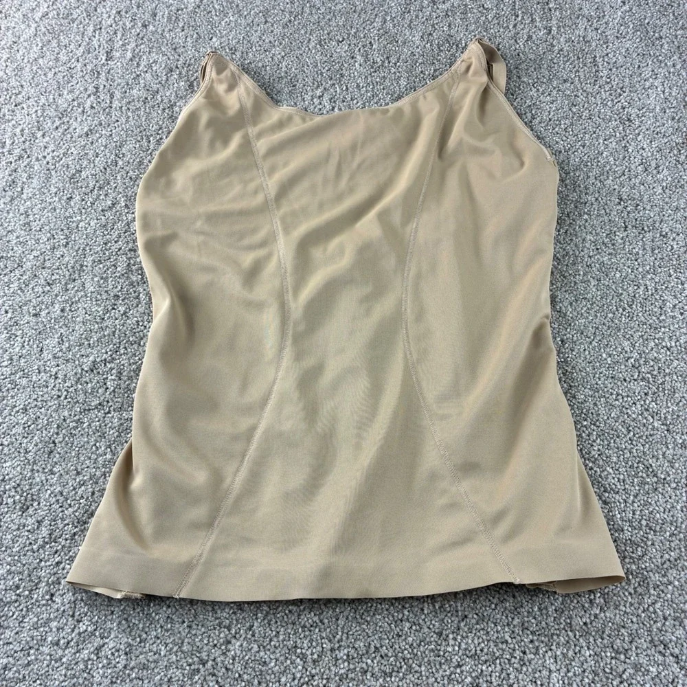NWT Shapewear‎ Tank Top Women's 3XL Beige Corset Cami Shaper Stomach Compression